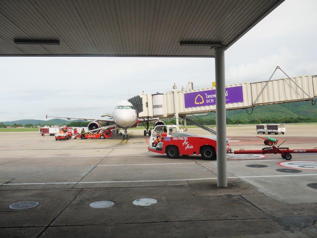 タイ、チェンマイの空港
