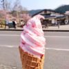 【奈良】石舞台古墳の前で激ウマ！あすかルビー果肉ソフトクリーム