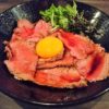 【京橋】肉バル食堂のローストビーフ丼！あれ？何か違うぞ…